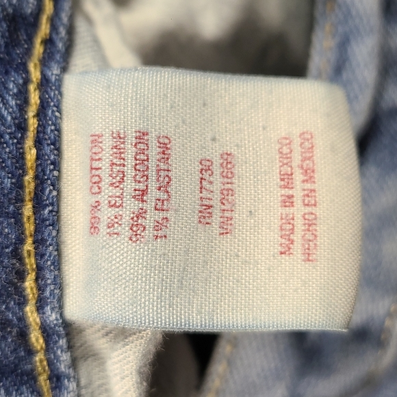 MOSSIMO 30x29 VINTAGE FADED DISTRESSED DENIM BLUE MENS TOTAL FLEX JEANS - Picture 6 of 8